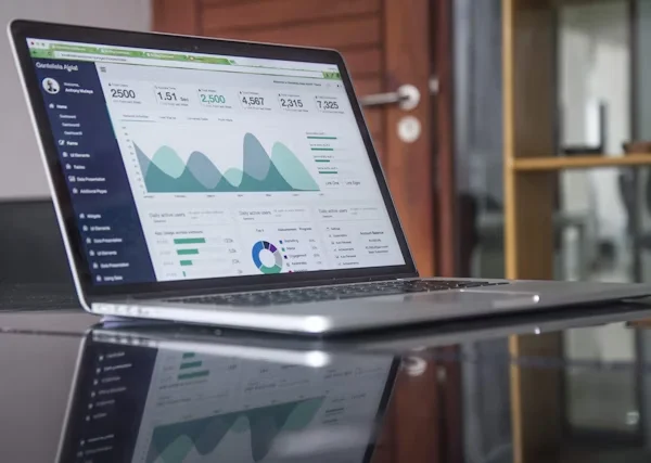 SaaS digital marketing campaign dashboard and performance metrics