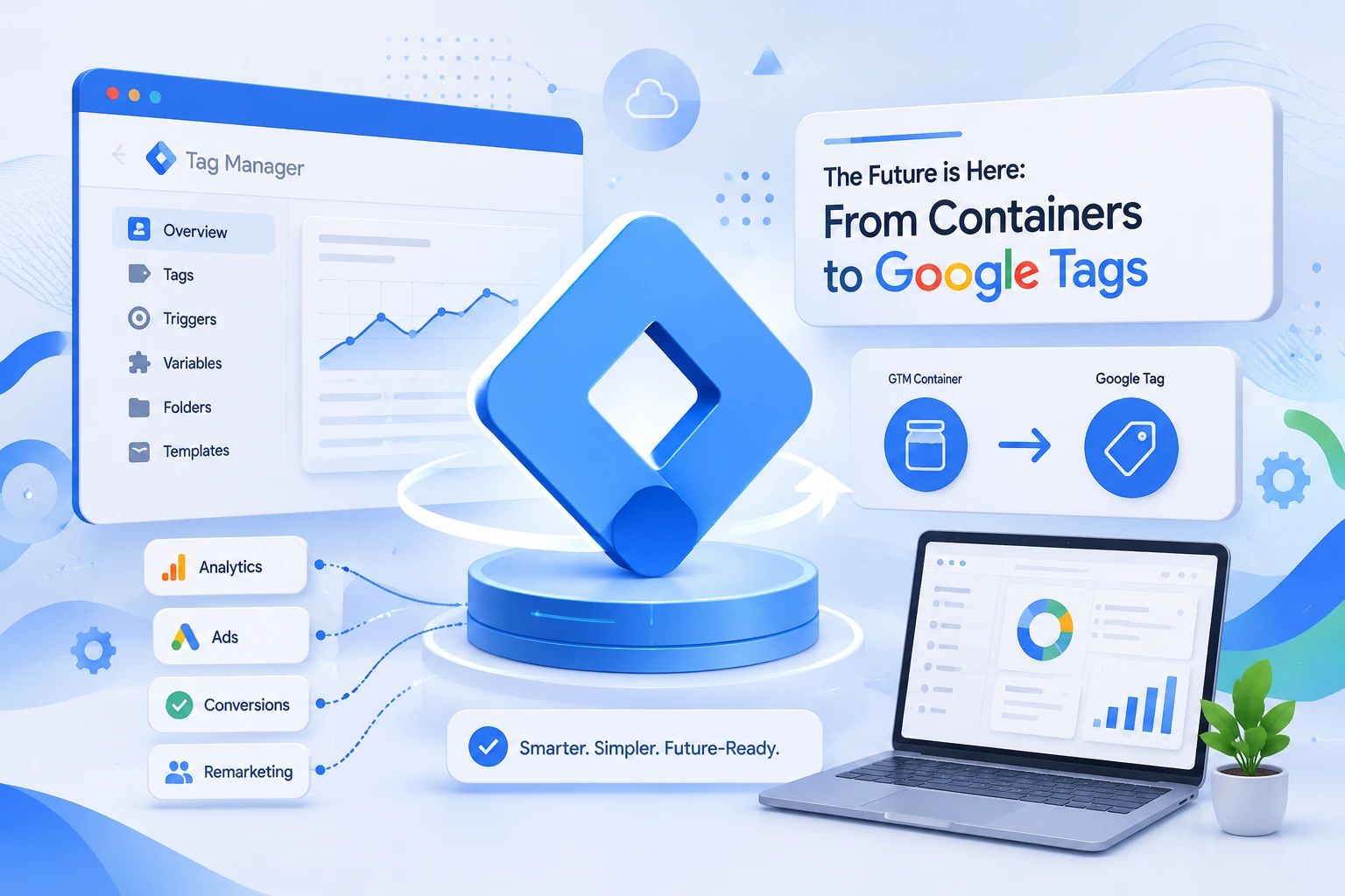 Google Tag Manager 2026 update — GTM containers, Google Tags and Destinations unified into one tagging system